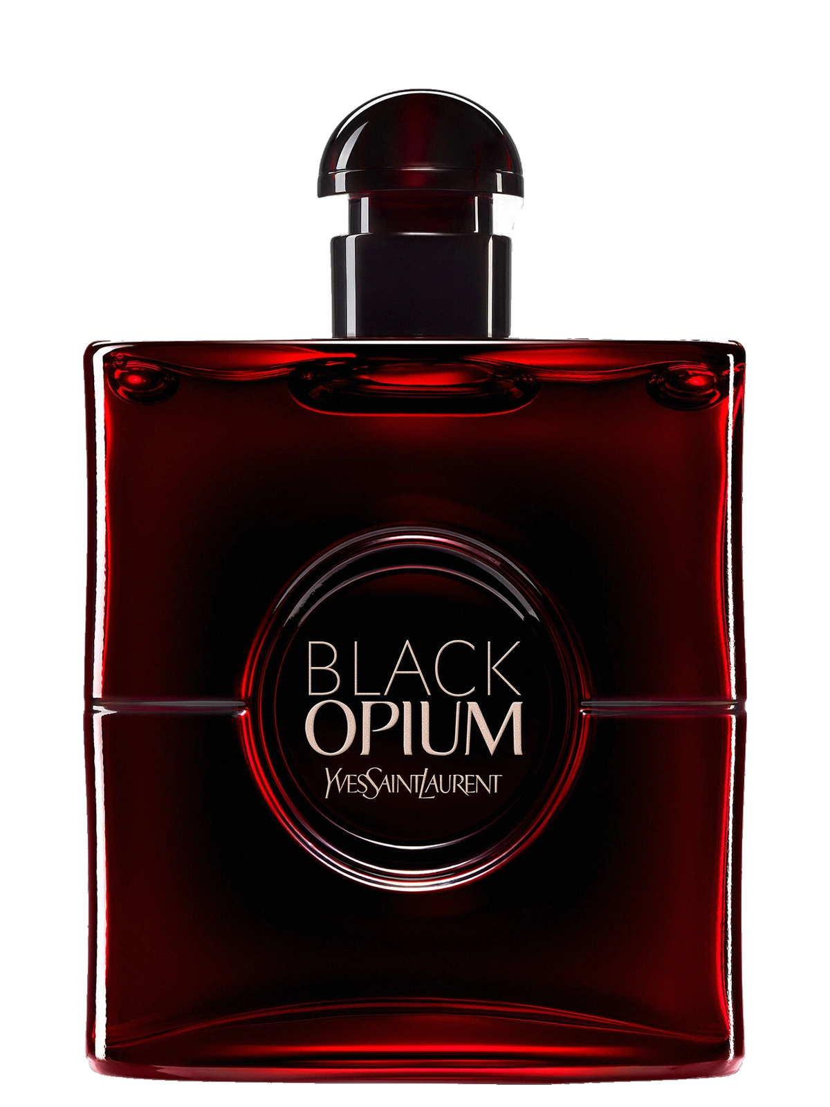 Yves Saint Laurent Black Opium Eau de Parfum Over Red